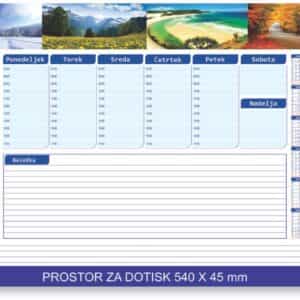 KOLEDAR NAMIZNA PODLOGA 2025 – B
