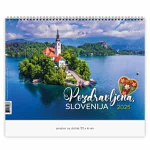 KOLEDAR POZDRAVLJENA, SLOVENIJA (dvodelni) 2025 – M
